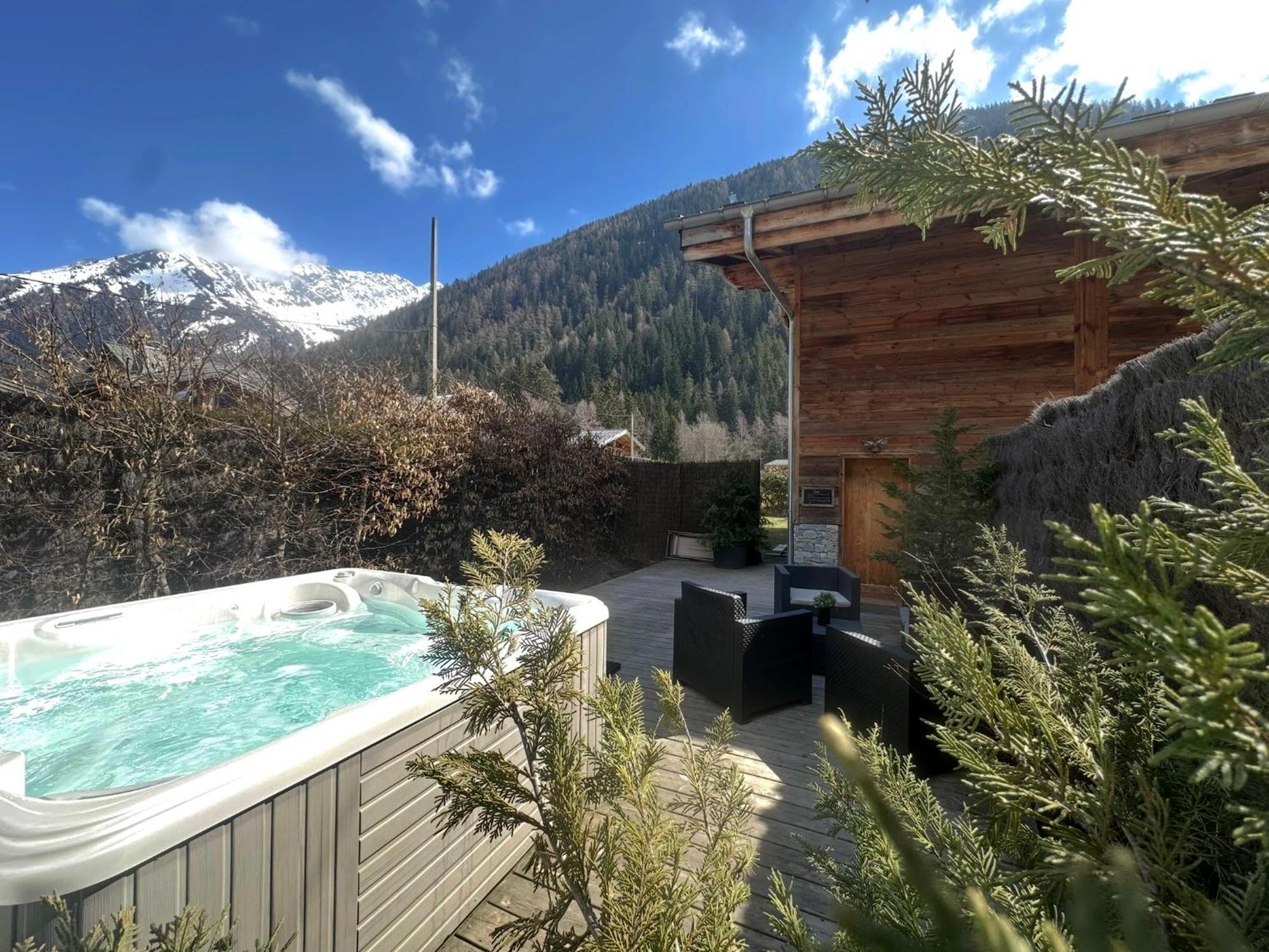 Chalet Le Petit Nicolas, Jacuzzi, Vue Mont Blanc Chamonix Eksteriør bilde